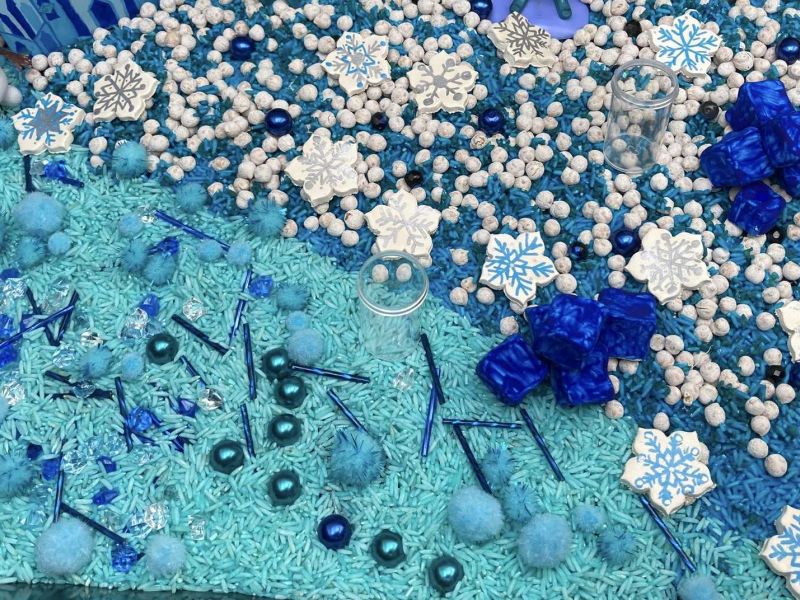 Senzory play - Dotkni se zimy