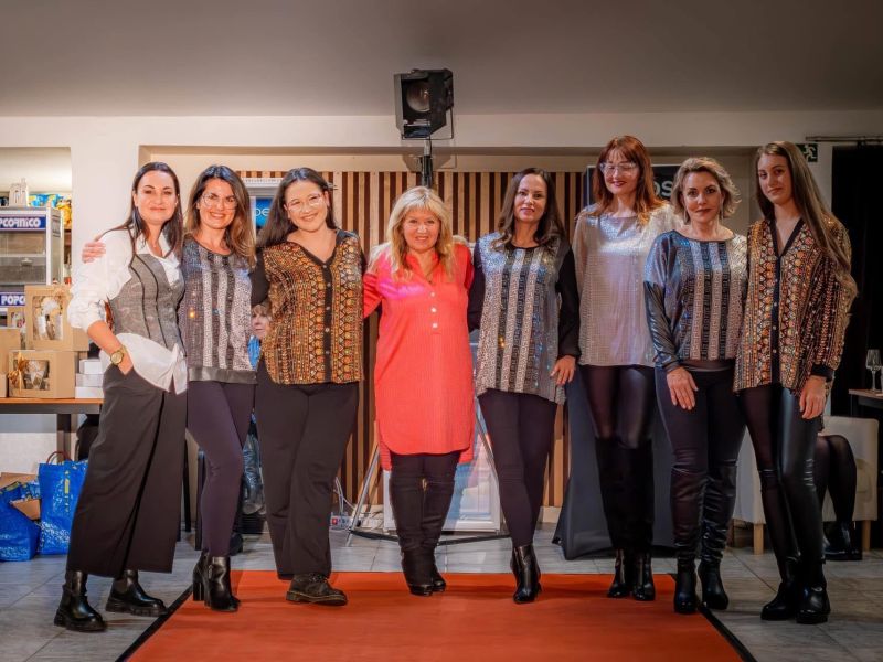 Vánoční módní přehlídka